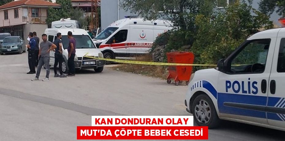 KAN DONDURAN OLAY MUT’DA ÇÖPTE BEBEK CESEDİ